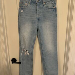 GAP Blue Straight Leg Jeans